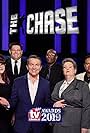 Bradley Walsh, Paul Sinha, Mark Labbett, Shaun Wallace, Jenny Ryan, and Anne Hegerty in The Chase (2009)