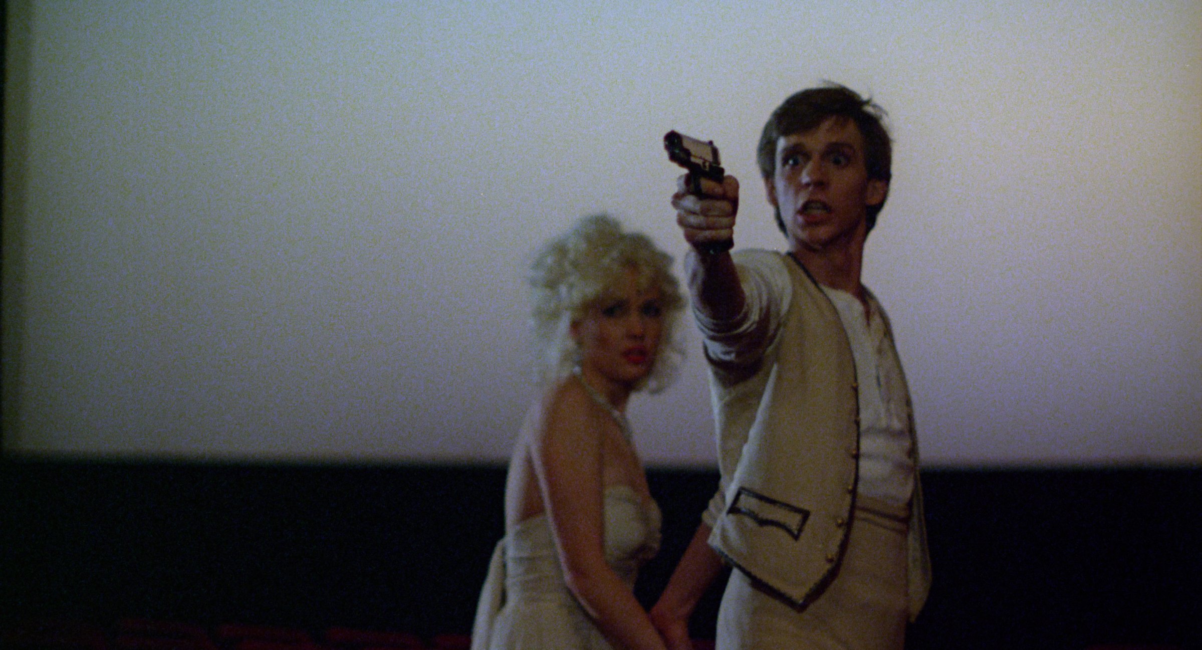 Dennis Christopher and Linda Kerridge in Fade to Black (1980)