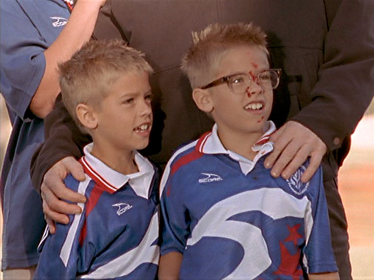 Cole Sprouse and Dylan Sprouse in Just for Kicks (2003)