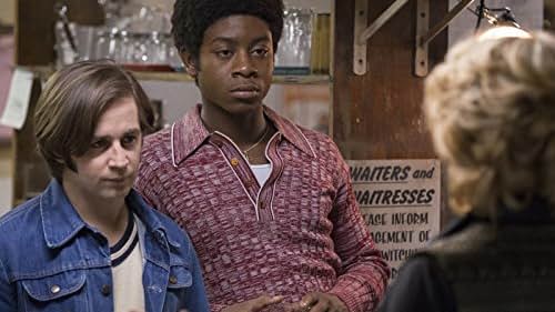 Michael Angarano and RJ Cyler in I'm Dying Up Here (2017)