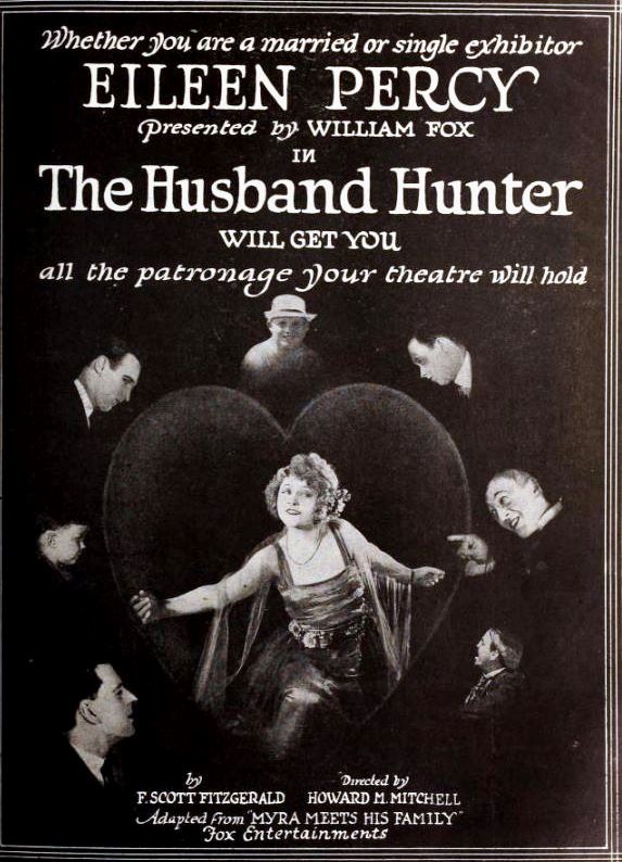 Harry Dunkinson, Emory Johnson, Evans Kirk, Edward McWade, Eileen Percy, and John Steppling in The Husband Hunter (1920)