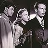 Deanna Durbin, Dan Duryea, and David Bruce in Lady on a Train (1945)