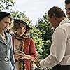 Hanna Alström, Claes Bang, Carice van Houten, and Karel Roden in The Glass Room (2019)