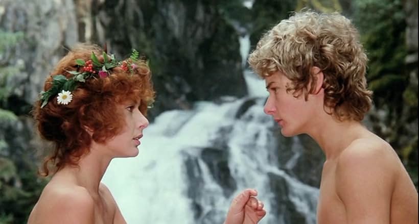 Monica Guerritore and Mark Lester in Love Under the Elms (1975)