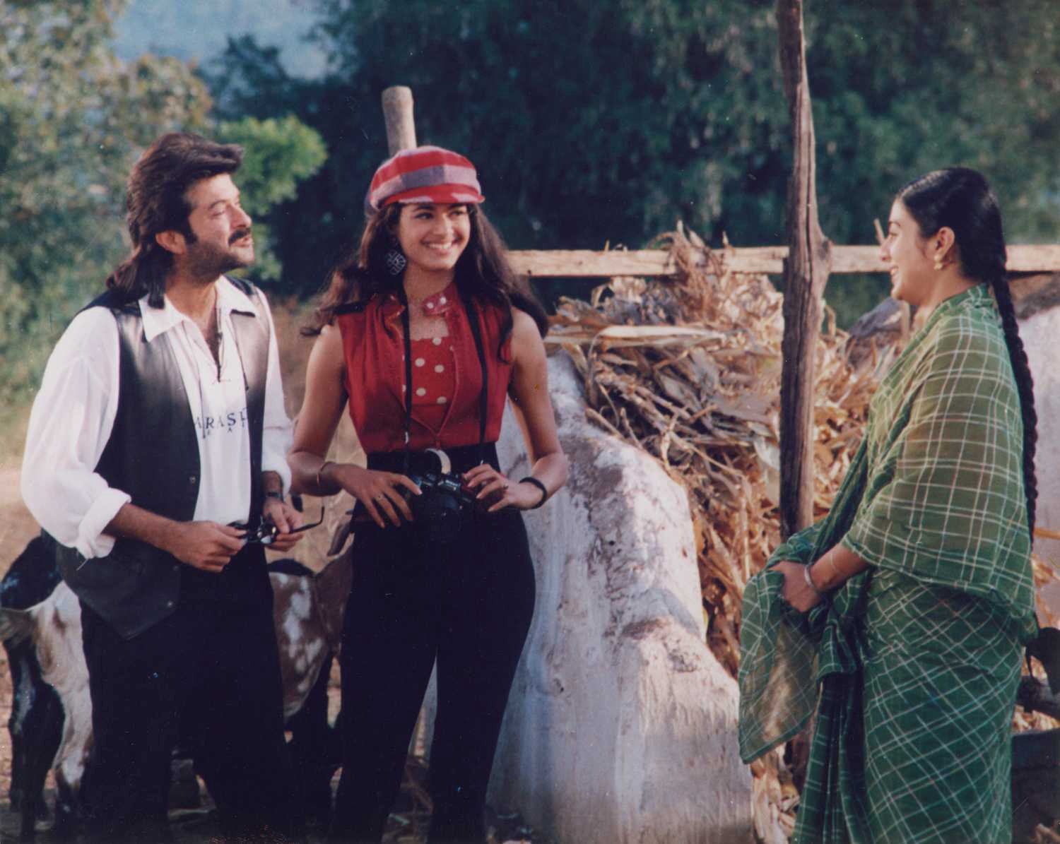 Tabu, Pooja Batra, and Anil Kapoor in Virasat (1997)