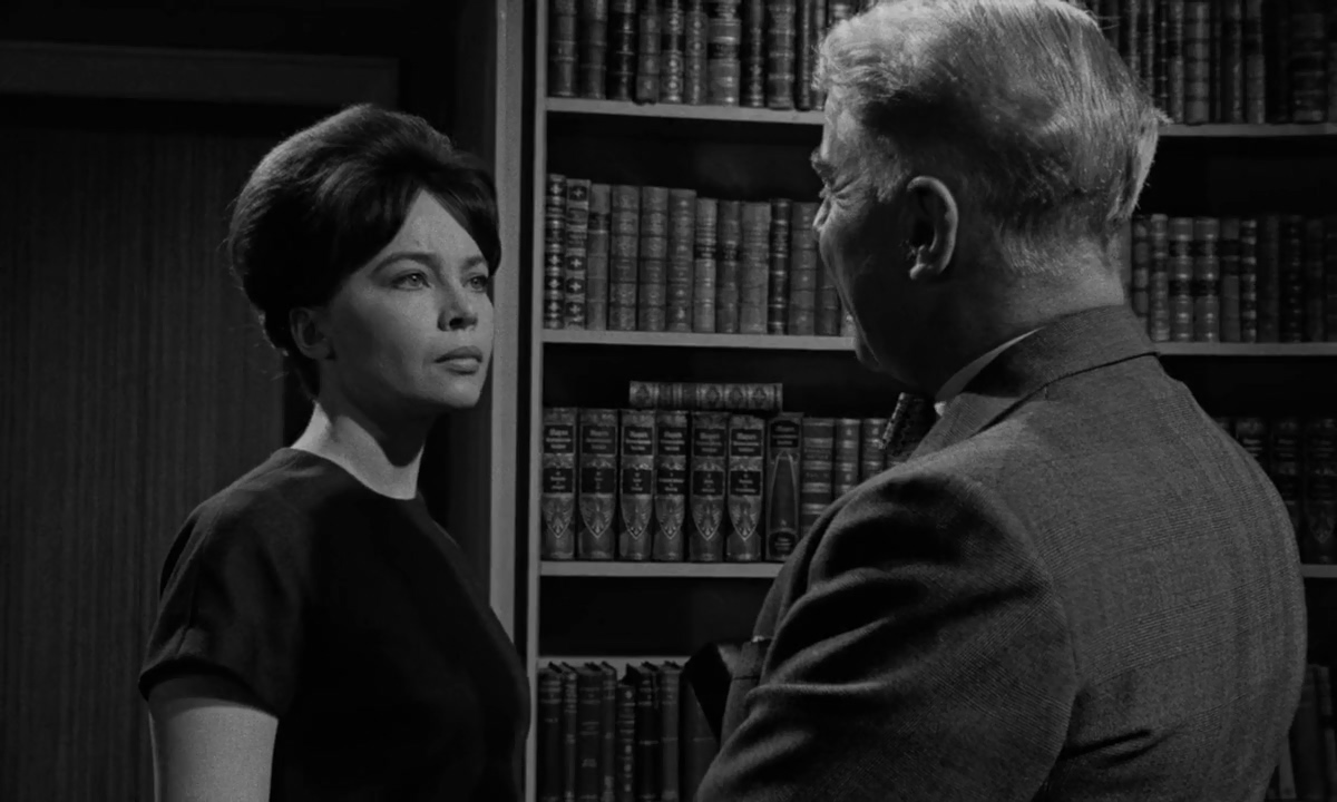 Leslie Caron and Emlyn Williams in The L-Shaped Room (1962)