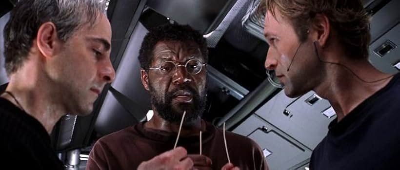 Aaron Eckhart, Stanley Tucci, and Delroy Lindo in The Core (2003)