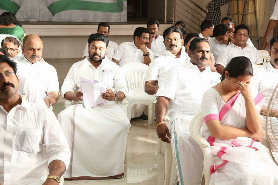 Dileep, Siddique, and Kalabhavan Shajohn in Ramaleela (2017)