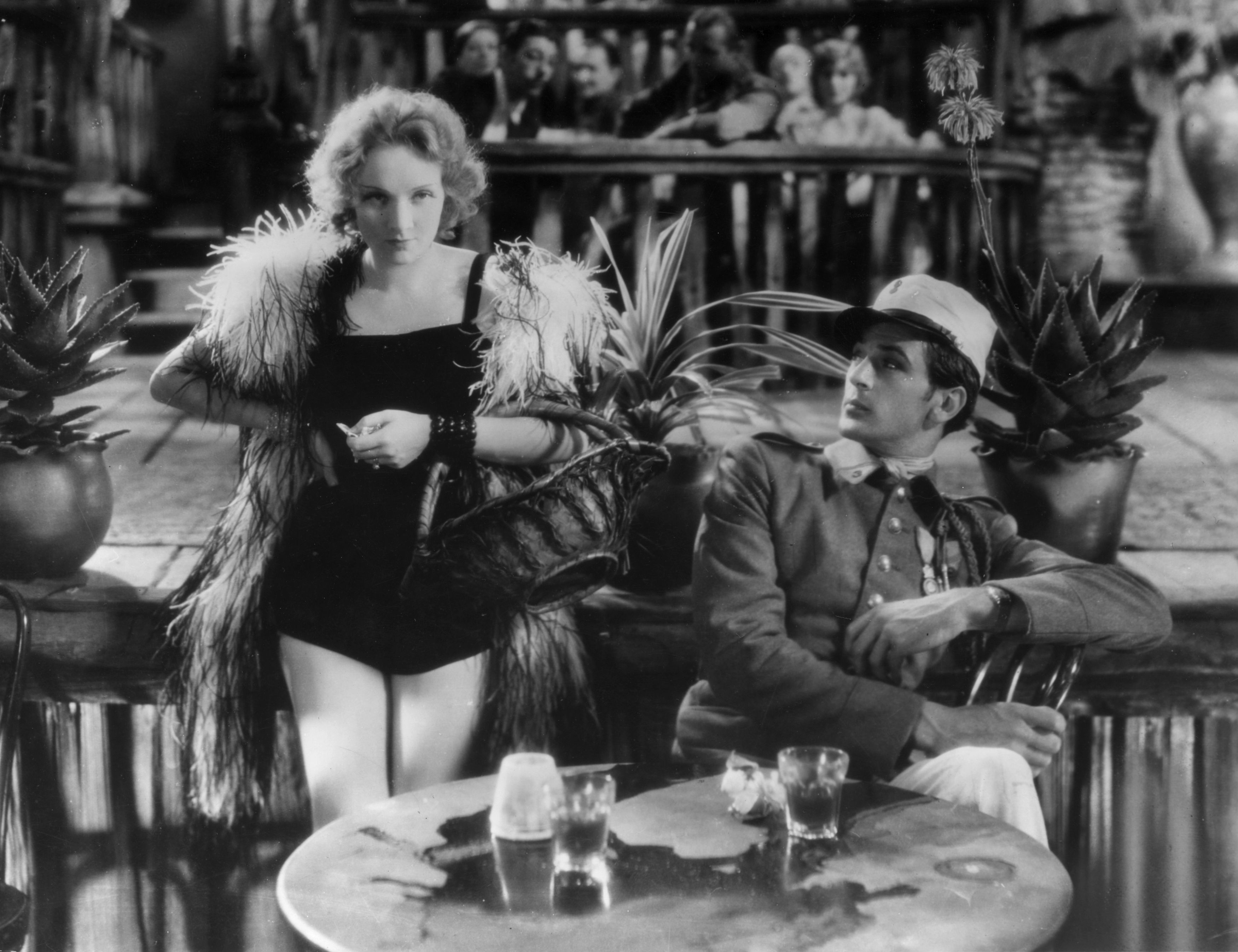 Gary Cooper and Marlene Dietrich in Morocco (1930)