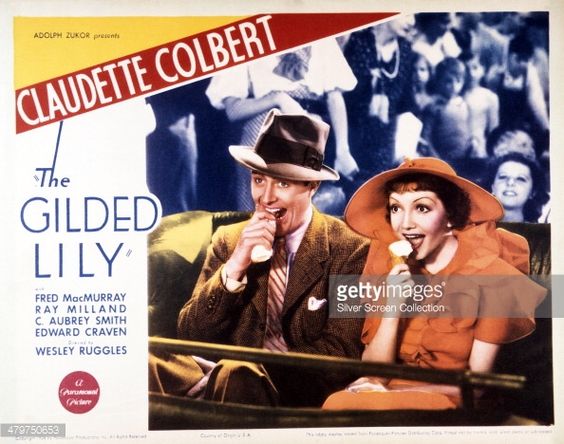 Claudette Colbert and Ray Milland in The Gilded Lily (1935)