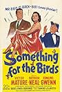 Victor Mature, Edmund Gwenn, and Patricia Neal in Something for the Birds (1952)