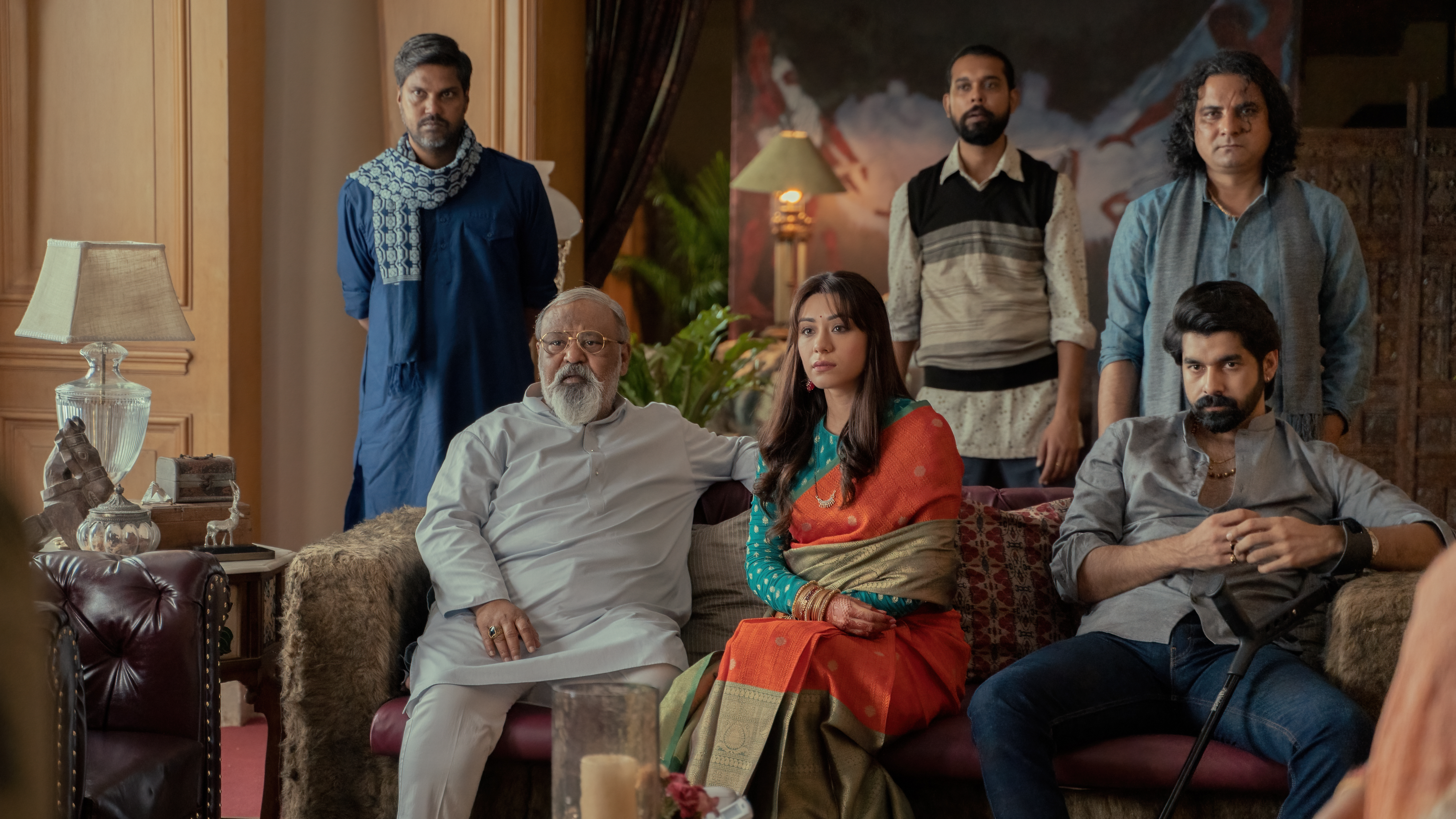 Saurabh Shukla and Anchal Singh in Yeh Kaali Kaali Ankhein (2022)