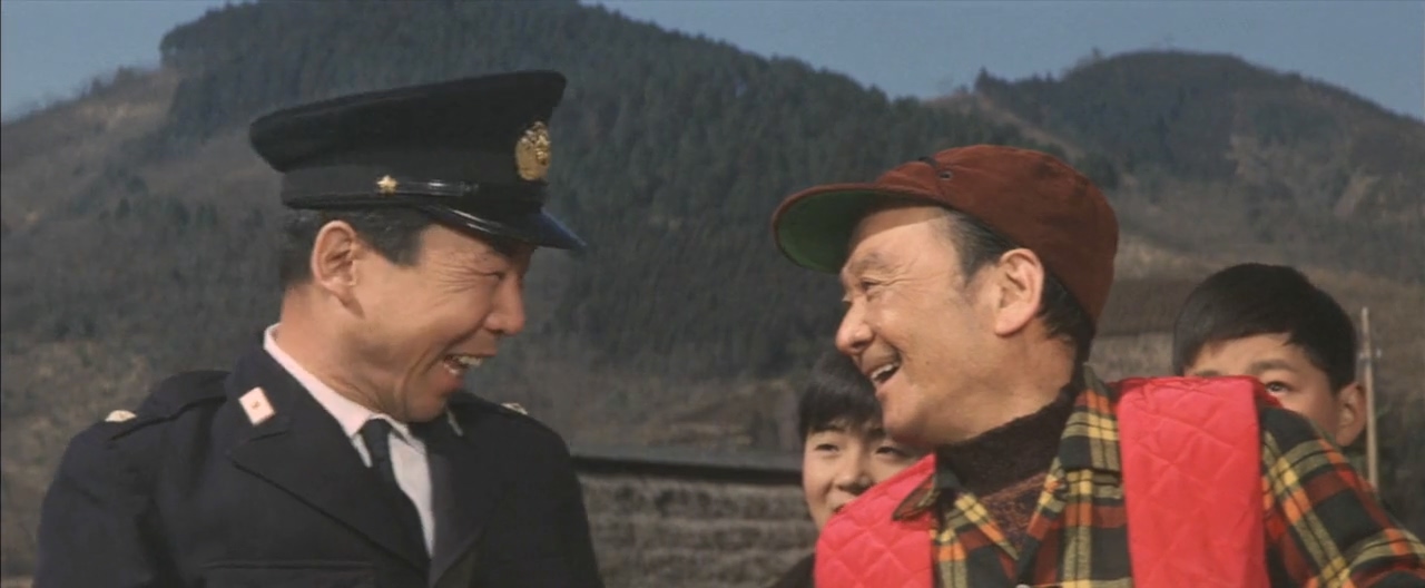 Yutaka Sada and Ikio Sawamura in Destroy All Monsters (1968)