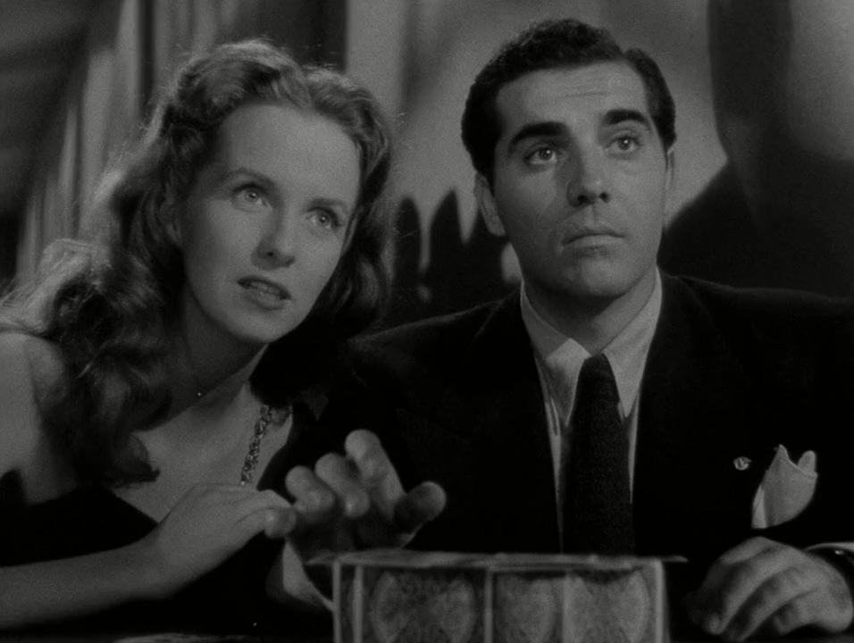 Richard Benedict and Betsy Blair in The Guilt of Janet Ames (1947)