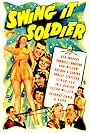 Iris Adrian, Elvia Allman, Skinnay Ennis, Frances Langford, Susan Miller, Ken Murray, Blanche Stewart, and Don Wilson in Swing It Soldier (1941)