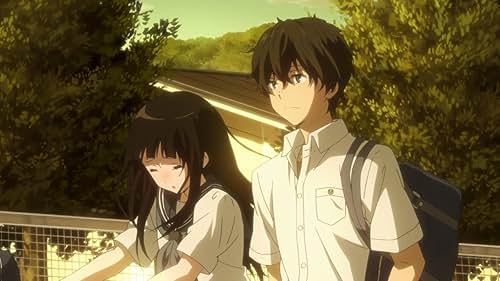 Yûichi Nakamura and Satomi Satô in Hyouka (2012)