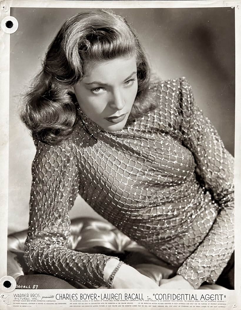 Lauren Bacall in Confidential Agent (1945)