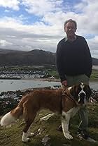 Paul Brett & Rosalynd at Deganwy Castle above River Conway on the Snowdonia Coast