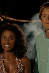 Kris Marshall and Sara Martins in The Man with the Golden Gun (2014)