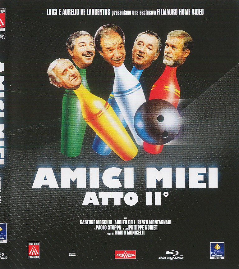 Adolfo Celi, Renzo Montagnani, Gastone Moschin, and Ugo Tognazzi in Amici miei - Atto II° (1982)