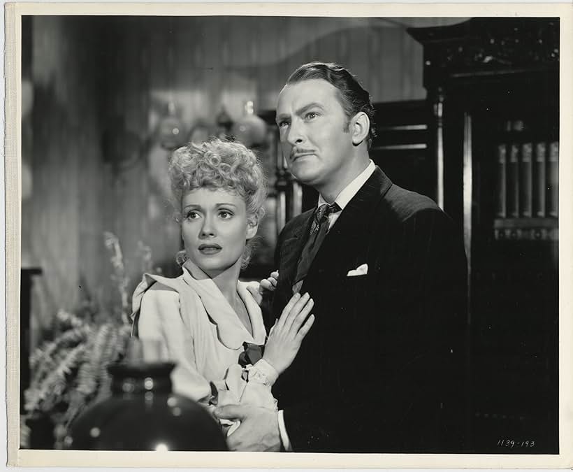 Albert Dekker and Martha Scott in In Old Oklahoma (1943)