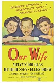 Melvyn Douglas, Ellen Drew, and Ruth Hussey in Our Wife (1941)