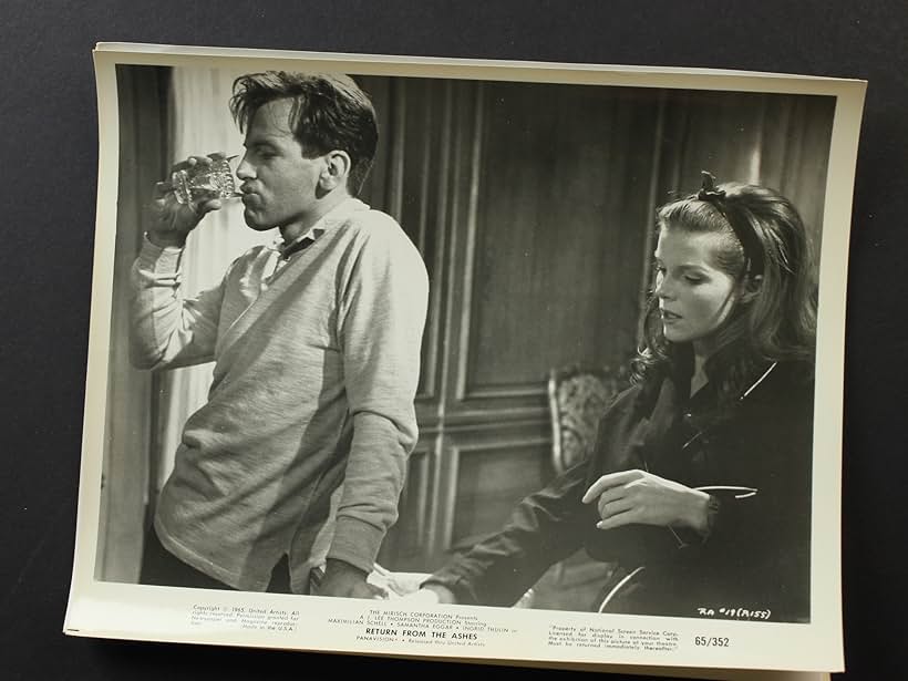 Maximilian Schell and Samantha Eggar in Return from the Ashes (1965)