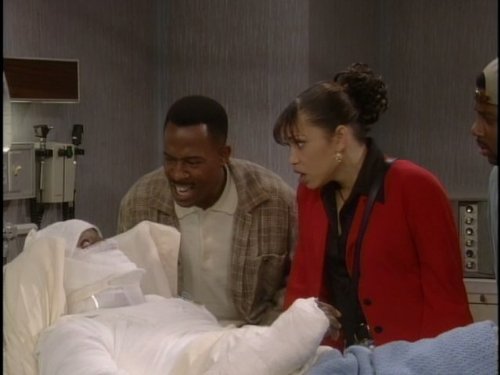 Martin Lawrence, Tisha Campbell, and Carl Anthony Payne II in Martin (1992)