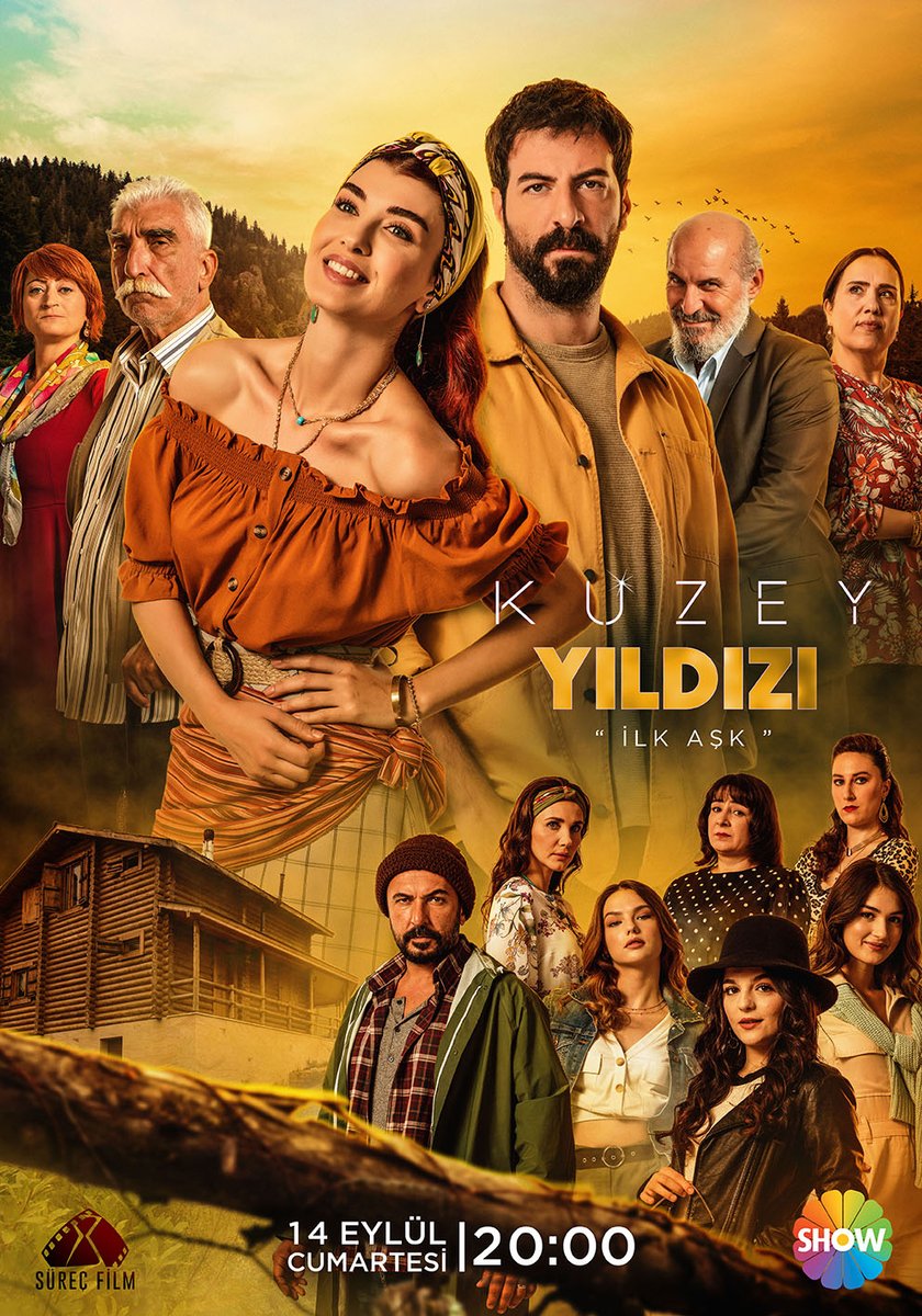 Cezmi Baskin, Nilsu Berfin Aktas, Hüseyin Soysalan, Aslihan Güner, Yasemin Hadivent, Ugur Demirpehlivan, Aslihan Kapansahin, Zeynep Kankonde, Burak Can, Toygan Avanoglu, Ismail Demirci, and Gizem Günes in Kuzey Yildizi (2019)