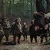 Nick Frost, Johnny Harris, Toby Jones, Eddie Marsan, Ian McShane, Kristen Stewart, Ray Winstone, Chris Hemsworth, and Brian Gleeson in Snow White and the Huntsman (2012)