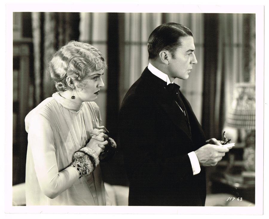 Clive Brook and Doris Kenyon in Interference (1928)