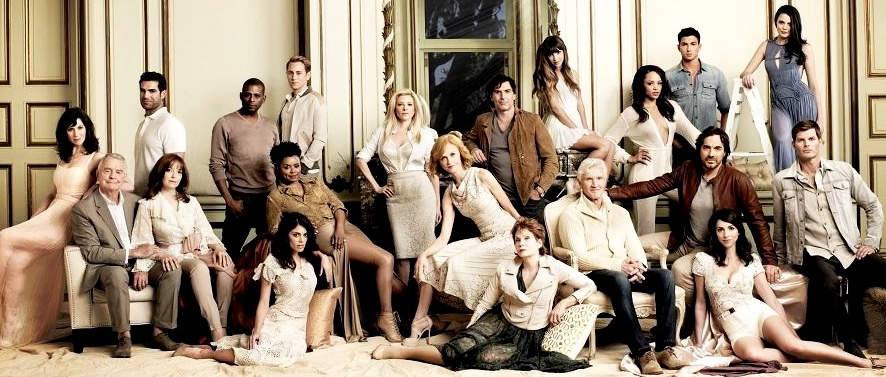 Still of All My Children Cast- Heather Roop, Jordi Vilasuso, Darnell Williams, Eric Nelsen, Cady McClain, Vincent Irizarry, Denyse Tontz, Sal Stowers, Robert Scott Wilson, Jordan Lane Price, Ray MacDonnell, Francesca James, Debbi Morgan, Jill Larson,  