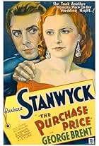 Barbara Stanwyck and George Brent in The Purchase Price (1932)