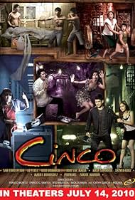 Jodi Sta. Maria, Rayver Cruz, Maja Salvador, Mariel Rodriguez, Pokwang, Sam Concepcion, Zanjoe Marudo, AJ Perez, Barbie Sabino, and Robi Domingo in Cinco (2010)