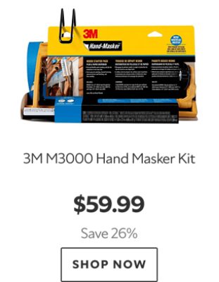 3M M3000 Hand Masker Kit. $59.99. Save 26%. Shop now.