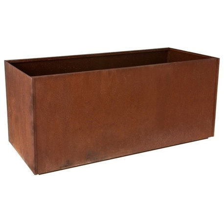 Nice Corten Steel Trough, Corten, 20"