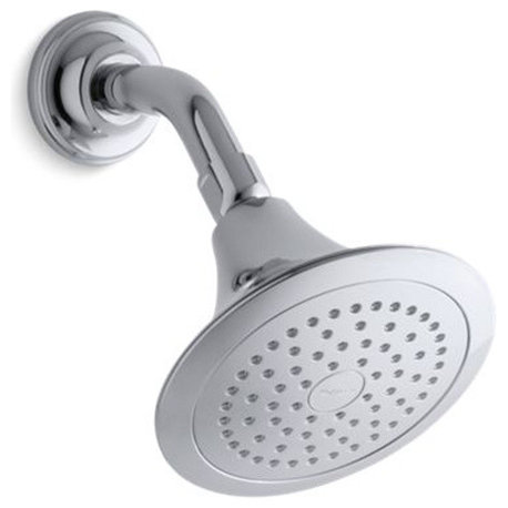 Kohler Forte 2.5 GPM 1-Function Showerhead, Polished Chrome