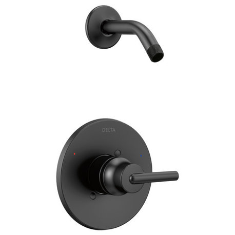 Delta Trinsic Monitor 14 Series Shower Trim - Less Head, Matte Black