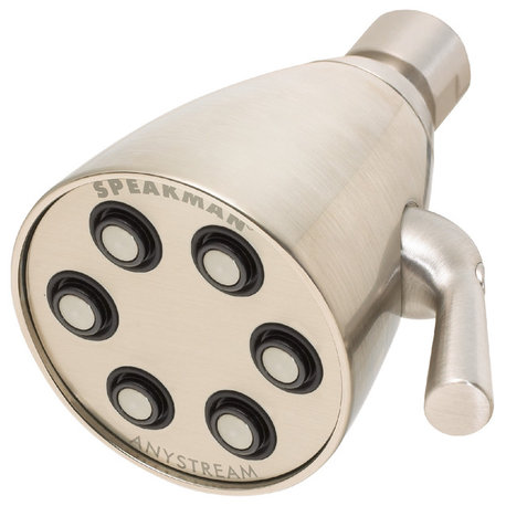 Anystream Icon 6-Jet Showerhead, Brushed Nickel