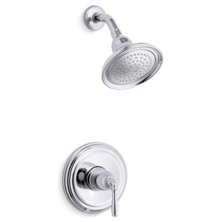 Kohler Devonshire Rite-Temp Shower Trim Set, Valve Not Included, Polished Chrome