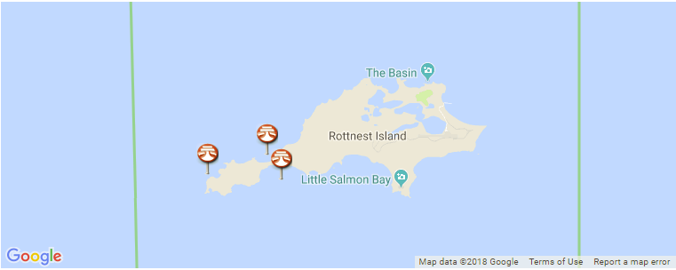 Rottnest Island surf map