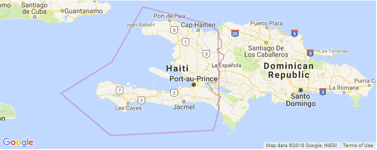 Haiti surf map