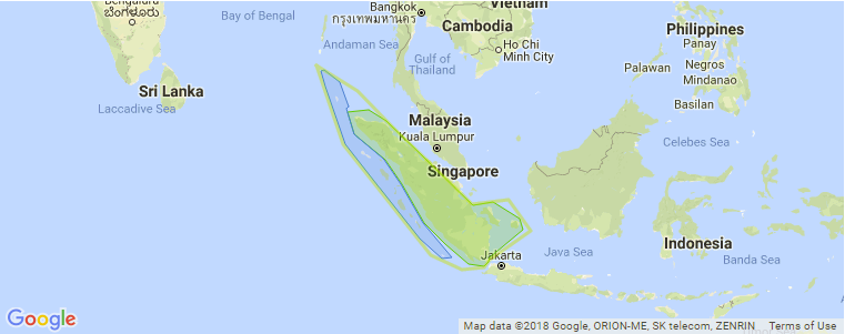 Sumatra surf map