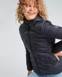 Roxy Coast Road Hooded Jacket In Anthracite