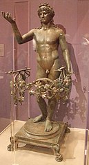 Bronzestatue des Bacchus