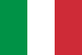 Flag of Italy (called “Tricolore”)