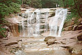 Waterfall Mummelfall near Harrachov (Krkonoše in the Czech Republic)