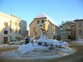 pl: Centrum miasta zimą en: Center of the town in winter