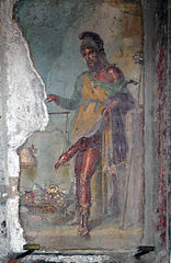 Priape, wallpainting from the Casa dei Vettii