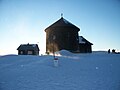 English: Saint Lawrence Chapel on Sniezka. Karkonosze Winter 2007. Polski: Kaplica Świętego Wawrzyńca na Śnieżce. Karkonosze Zima 2007.